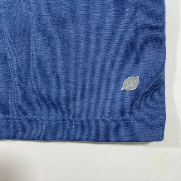 LL Bean Womens Basic Everyday Shirt Larkspur Polyester - Picture 4 of 6